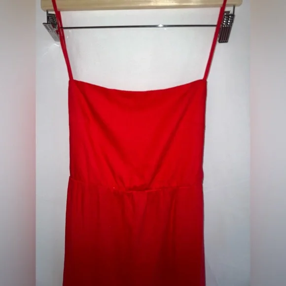 Show Me Your MuMu Julia Maxi Dress - Red Linen - Picture 7 of 13
